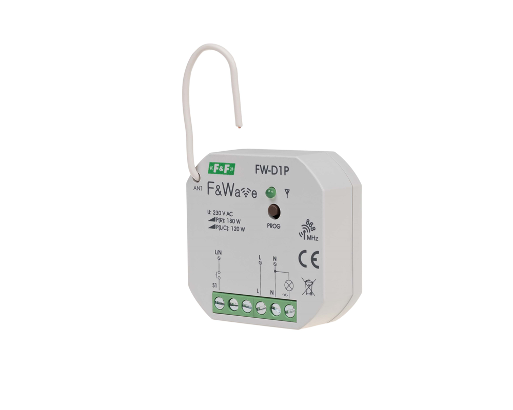 Диммер одноканальный для всех типов ламп F&Wave FW-D1P