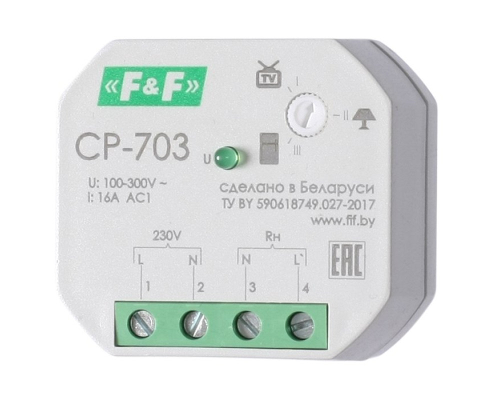 Реле контроля напряжения CP-703 однофазное