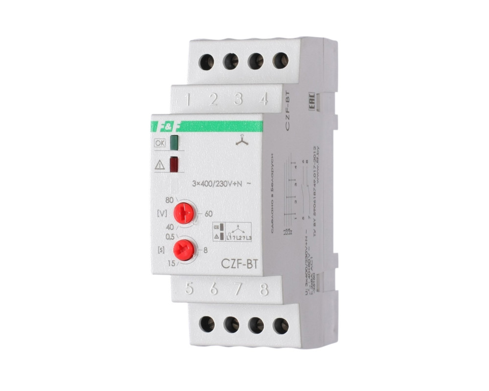 Реле контроля наличия фаз CZF-BT
