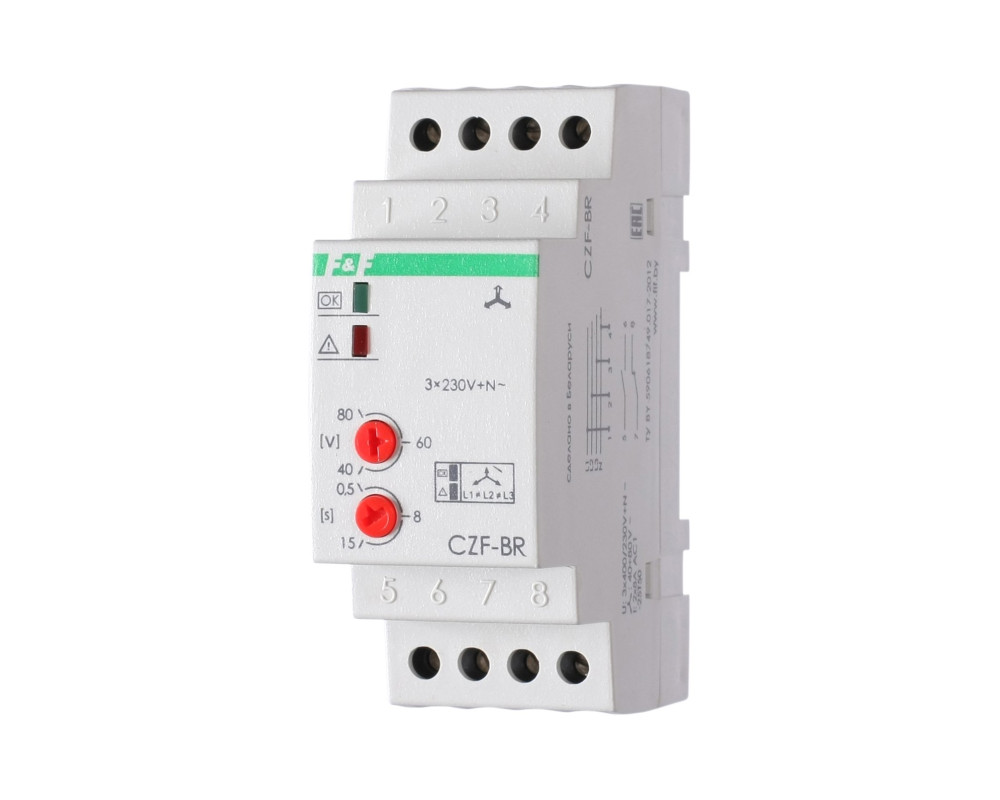 Реле контроля наличия фаз CZF-BR