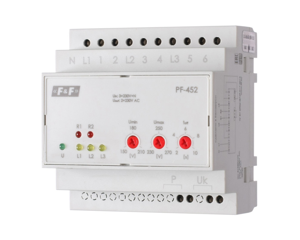 Переключатель фаз автоматический PF-452