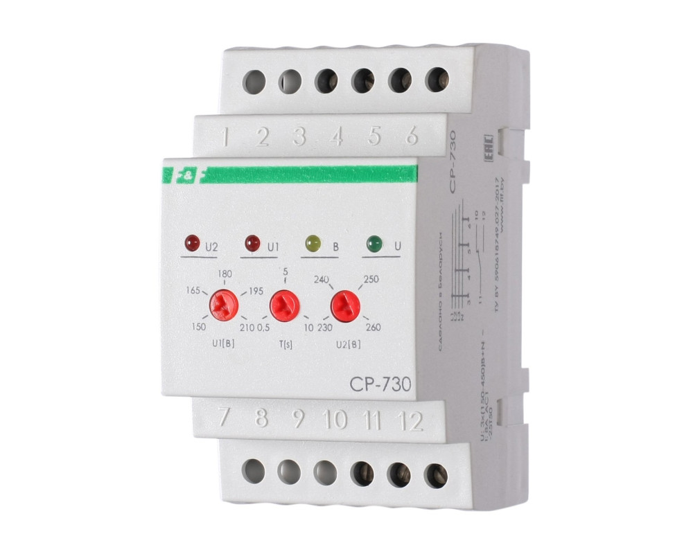 Реле контроля напряжения CP-730 трехфазное