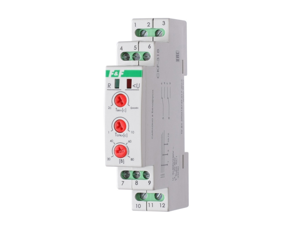 Реле контроля фаз для сетей с изолированной нейтралью CKF-318