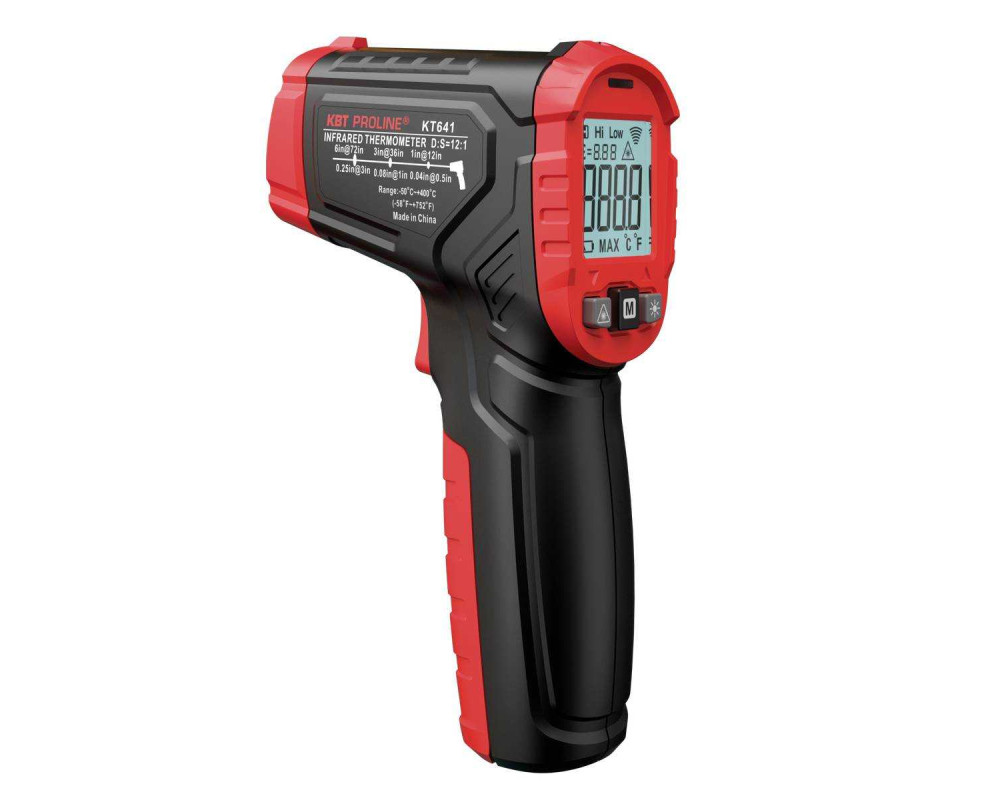 Пирометр бесконтактный цифровой KT 641B "PROLINE" (КВТ) Пирометр бесконтактный цифровой KT 641B "PROLINE" (КВТ)
