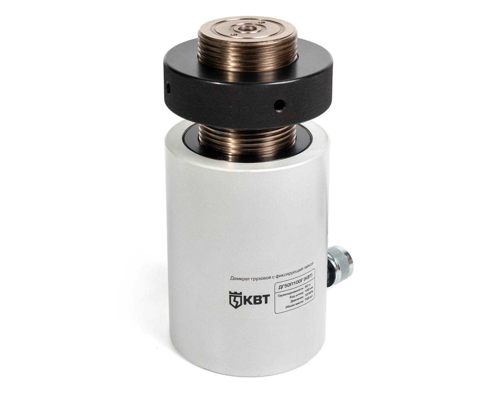 Домкрат грузовой с фиксирующей гайкой ДГ30П50Г (КВТ) Домкрат грузовой с фиксирующей гайкой ДГ30П50Г (КВТ)