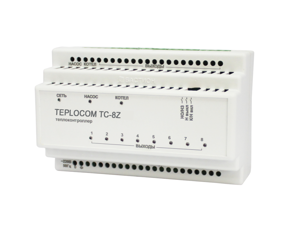 Теплоконтроллер TEPLOCOM TC-8Z Теплоконтроллер TEPLOCOM TC-8Z