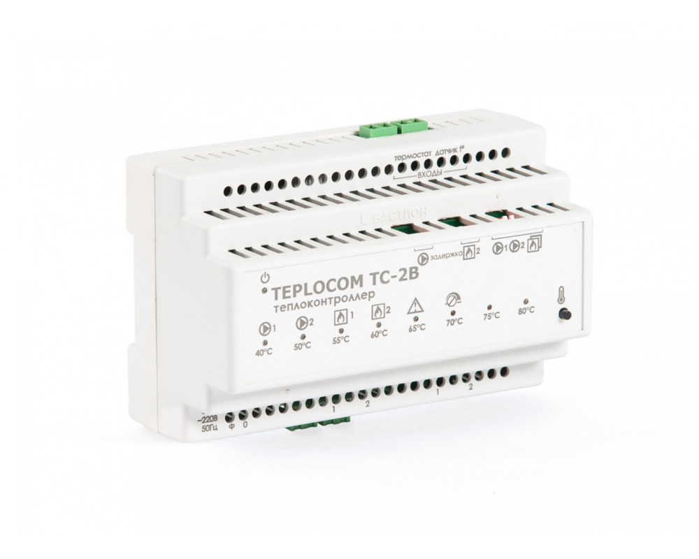 Теплоконтроллер TEPLOCOM TC-2B Теплоконтроллер TEPLOCOM TC-2B