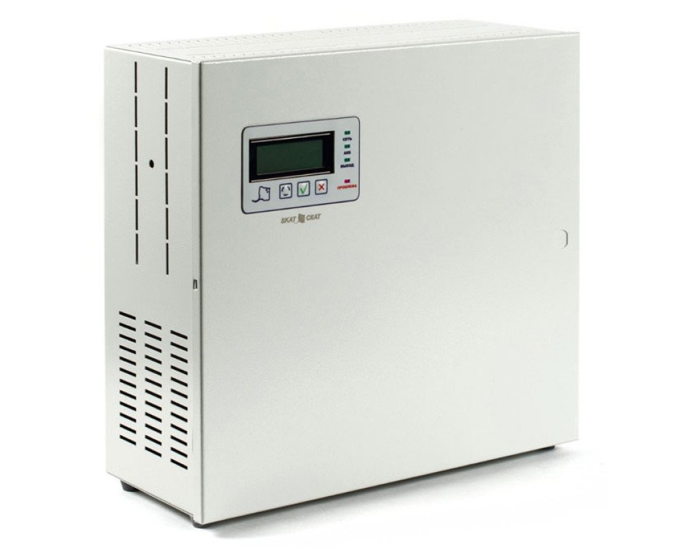 SKAT-V.2400DC-12KM (заказная позиция) ИБП 24 В, 12 А. ЖК дисплей, тестер АКБ. Корректор мощности SKAT-V.2400DC-12KM (заказная позиция) ИБП 24 В, 12 А. ЖК дисплей, тестер АКБ. Корректор мощности