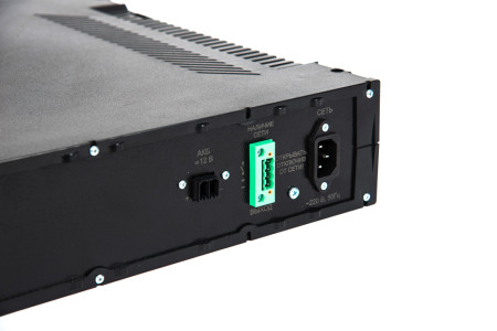 SKAT-V.24DC-18 RACK (СКАТ ИБП-24/18-RACK) источник питания 24 18А термокомпенсация 2 внеш. АКБ 26-1