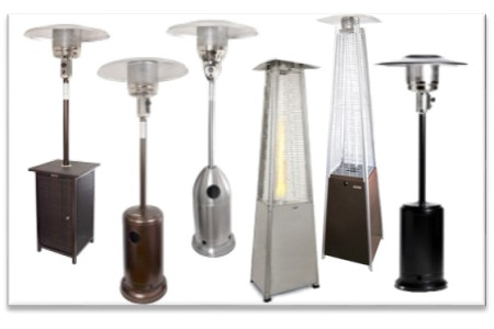 Уличные  газовые ИК обогреватели