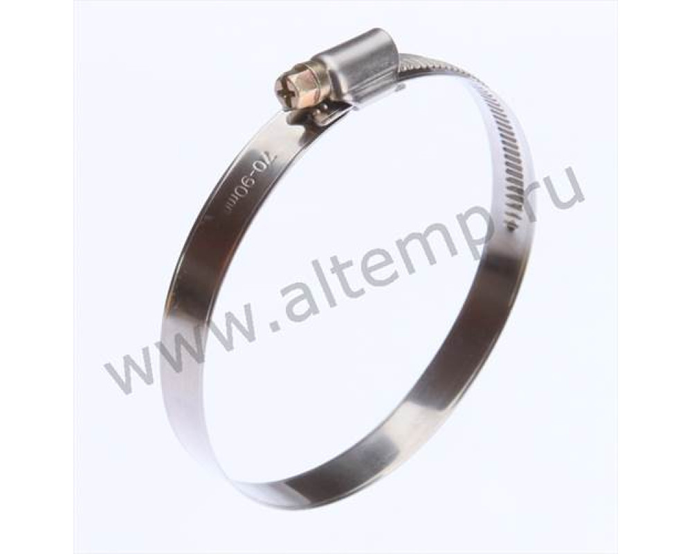 Хомут червячный из нержавеющей стали PL-12 (10-16)/W2 FORTISFLEX Хомут червячный из нержавеющей стали PL-12 (10-16)/W2 FORTISFLEX