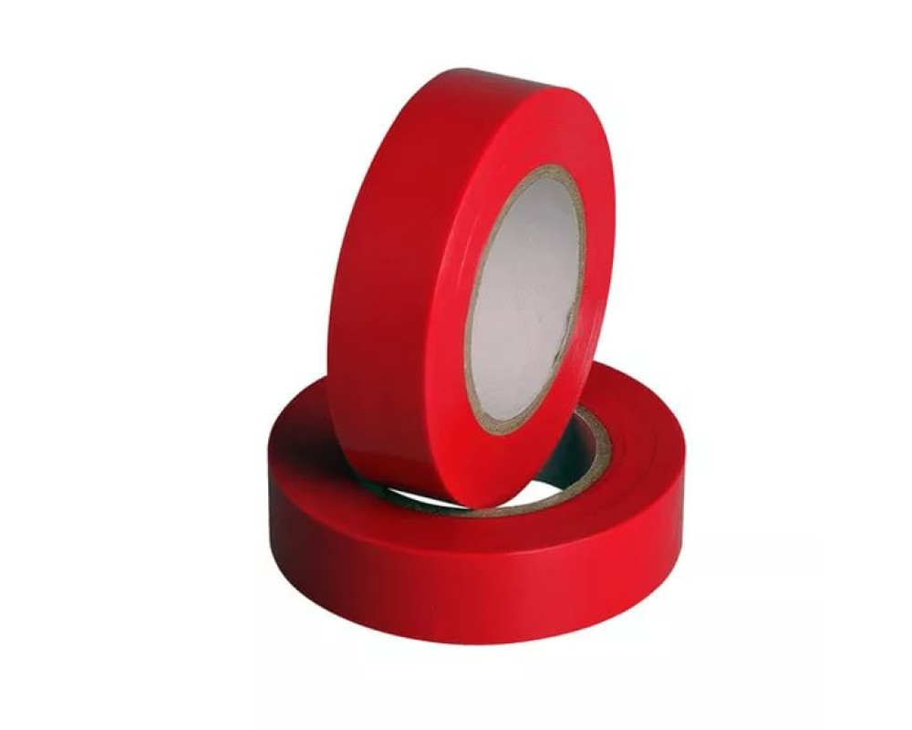 Изолента ПВХ 15х0.15х10 красная FORTISFLEX Изолента ПВХ 15х0.15х10 красная FORTISFLEX