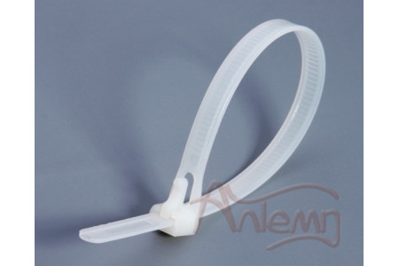 Стяжки нейлоновые КСР 7,5*250 (б) (100шт.) (Fortisflex)