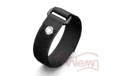 Стяжка-велькро КСВ-О 25х450 зел (Fortisflex) (В упаковке 10 шт)