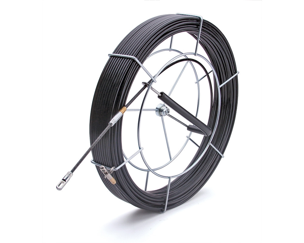 Протяжка-стеклопруток со сменными винтовыми наконечниками на металлической катушке FGP-4.5/20MK FORTISFLEX