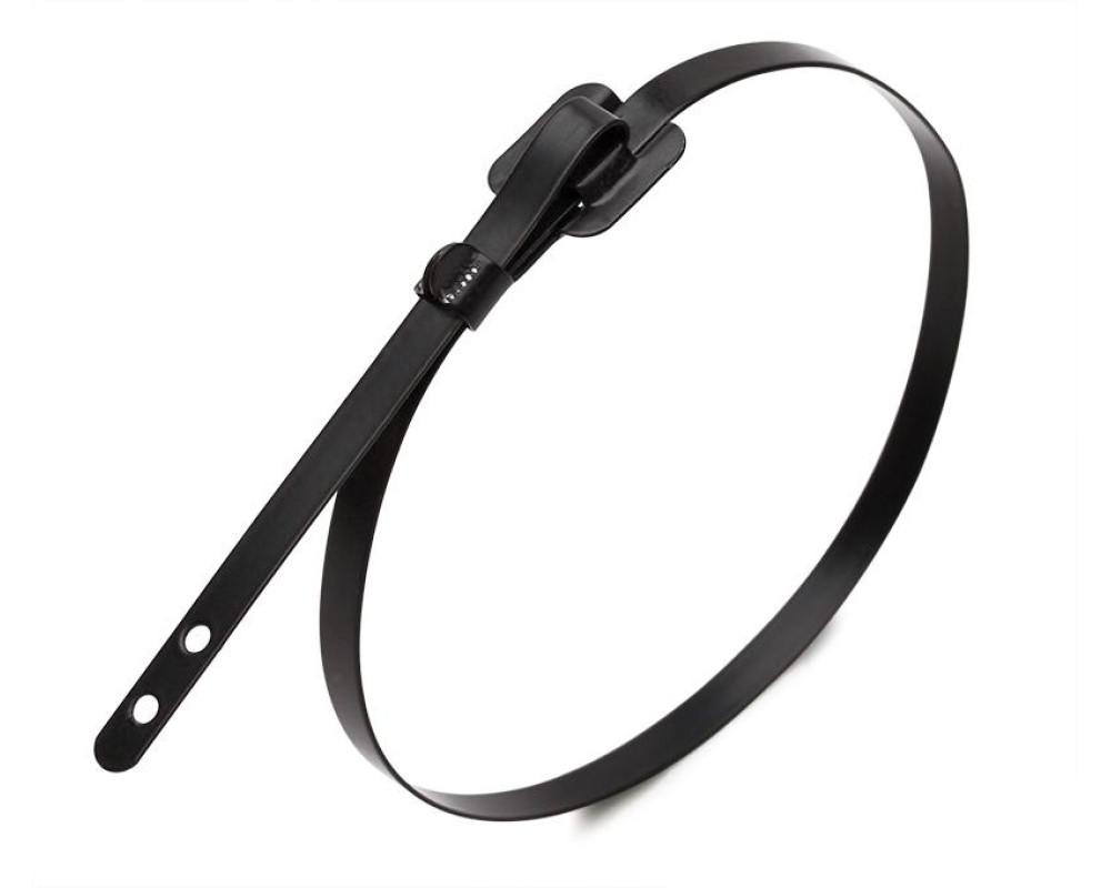 Стяжки стальные с бугельным замком СКБ-П (316) 9,6*650 FORTISFLEX Стяжки стальные с бугельным замком СКБ-П (316) 9,6*650 FORTISFLEX