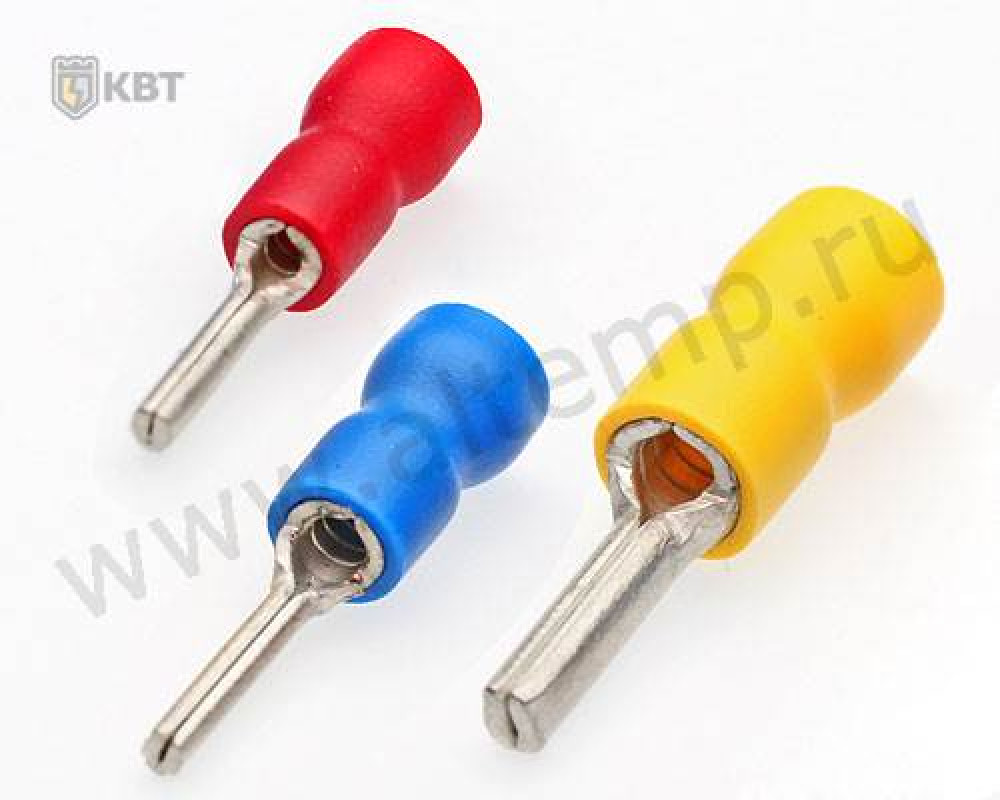Наконечники штыревые круглые изолированные НШКИ 1.5–12 (КВТ) Наконечники штыревые круглые изолированные НШКИ 1.5–12 (КВТ)