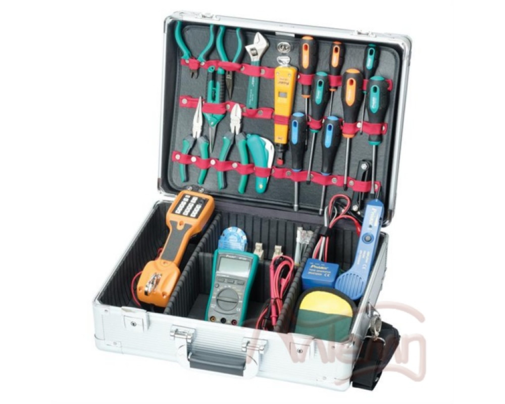 Набор инструментов для обслуживания телефонных сетей Pro´sKit PK-4019B