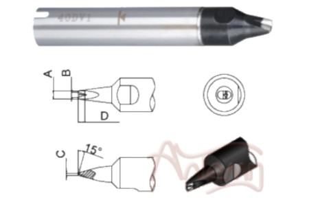 Жало 911G-16DV1 SOLDERING ROBOT TIP
