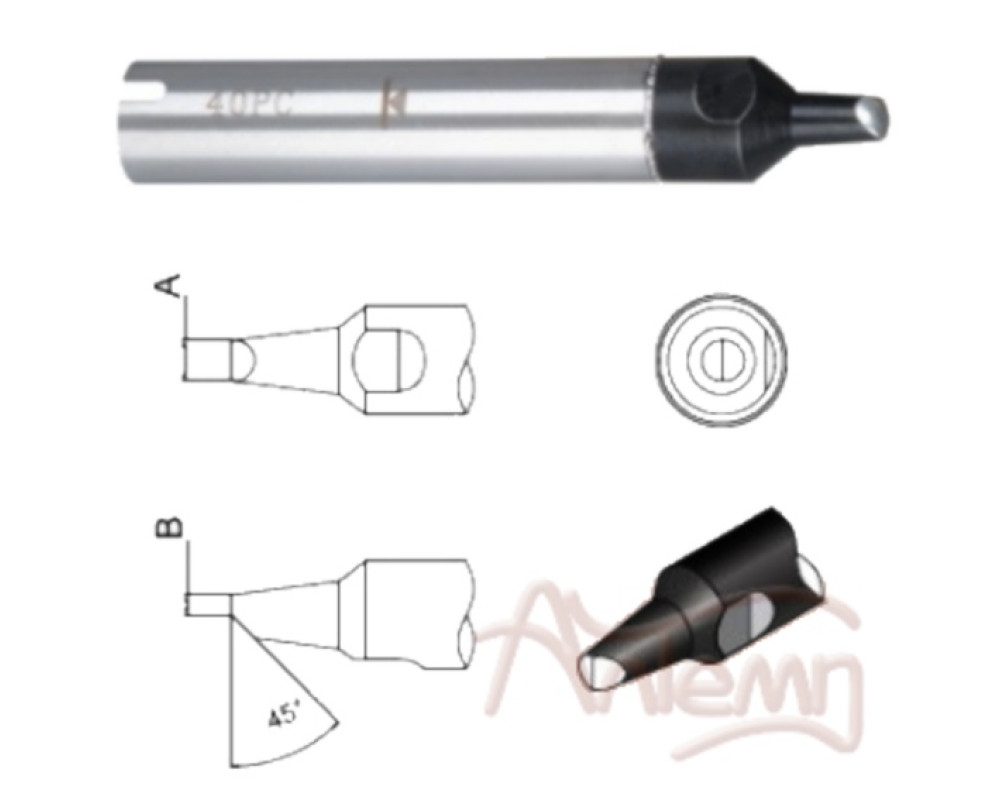 Жало 911G-40PC SOLDERING ROBOT TIP