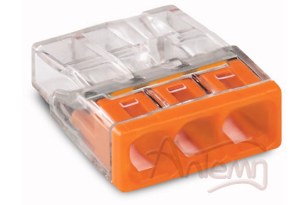 Миниатюрные клеммы Wago 2273-243 (3Х2,5мм2 с пастой)