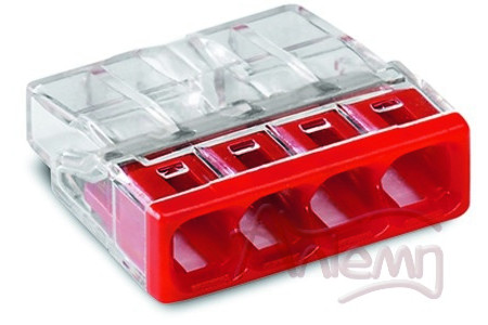 Миниатюрные клеммы Wago 2273-204 (4Х2,5мм2 без пасты)