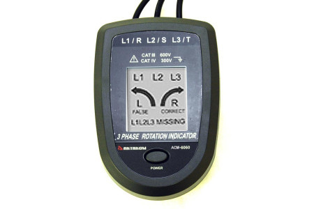 АСМ-6060 Указатель чередования фаз АСМ-6060 Указатель чередования фаз