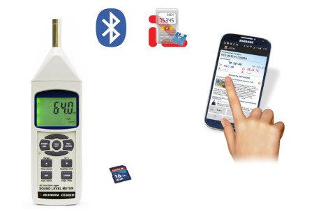 АТЕ-9030BT Шумомер-регистратор АТЕ-9030 с Bluetooth интерфейсом АТЕ-9030BT Шумомер-регистратор АТЕ-9030 с Bluetooth интерфейсом