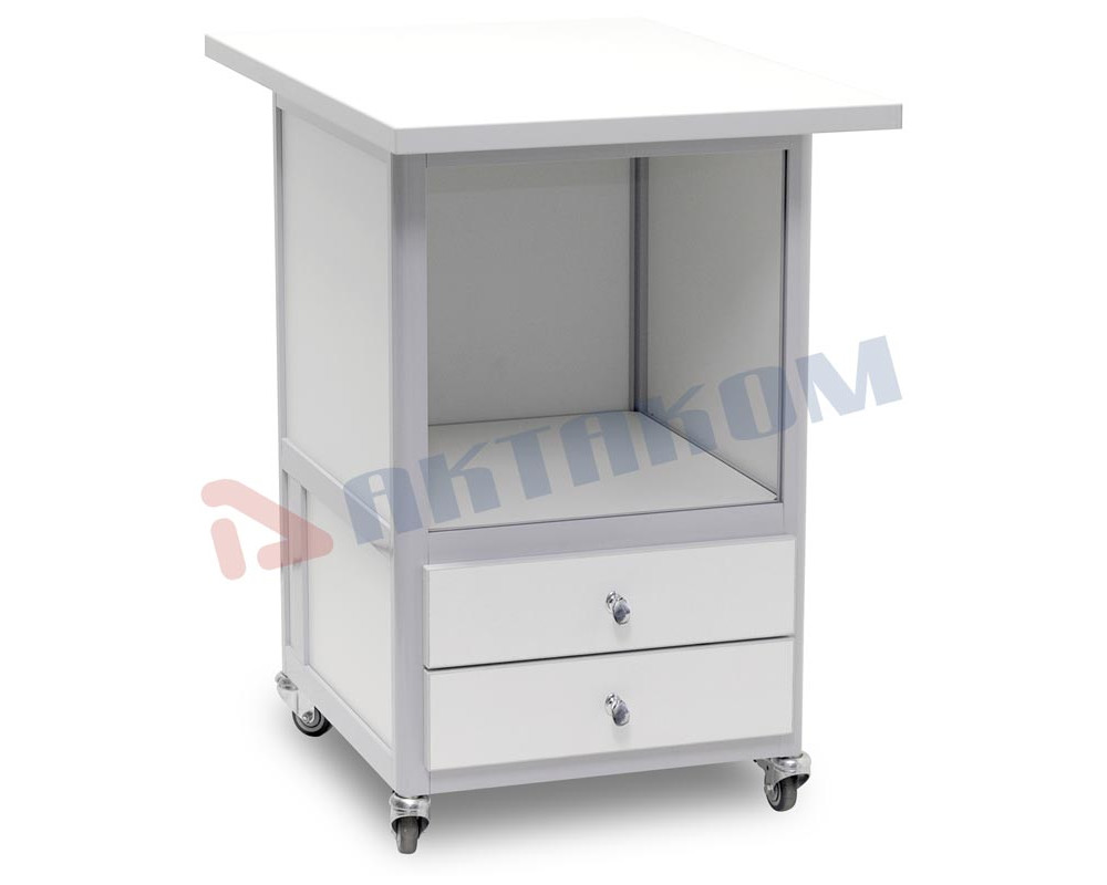 Стол подкатной с 2-мя ящиками с лицевыми панелями АРМ-5074 Стол подкатной с 2-мя ящиками с лицевыми панелями АРМ-5074