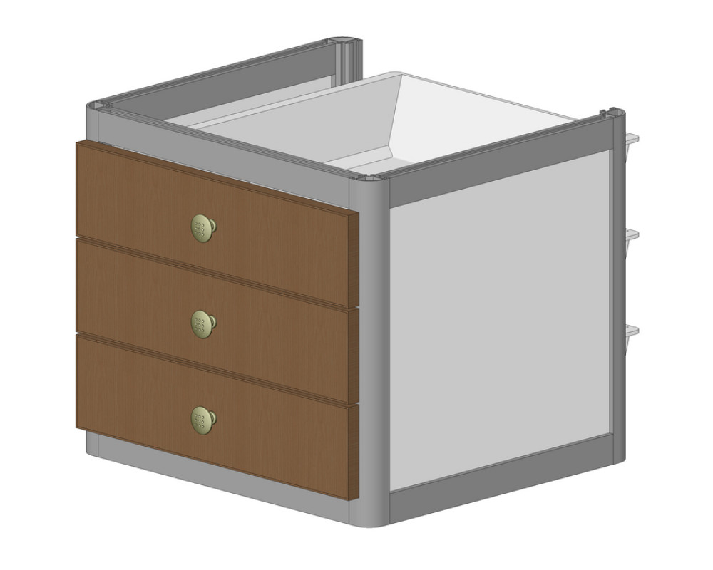 Блок инструментальных ящиков АРМ-7335-Б Блок инструментальных ящиков АРМ-7335-Б